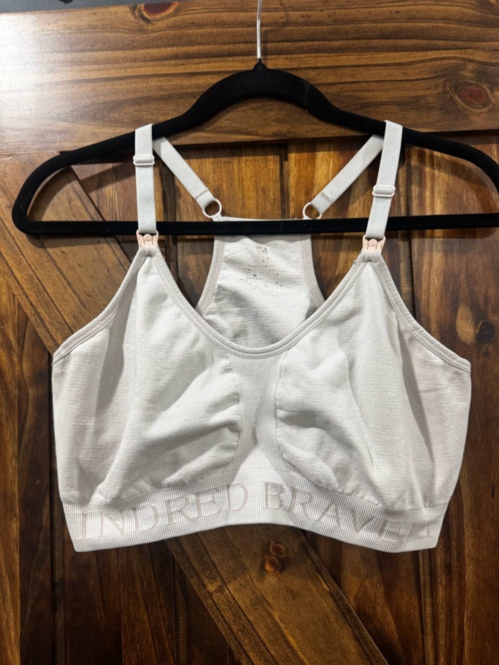 Comfort Seamless Nursing Bralette in Light Beige